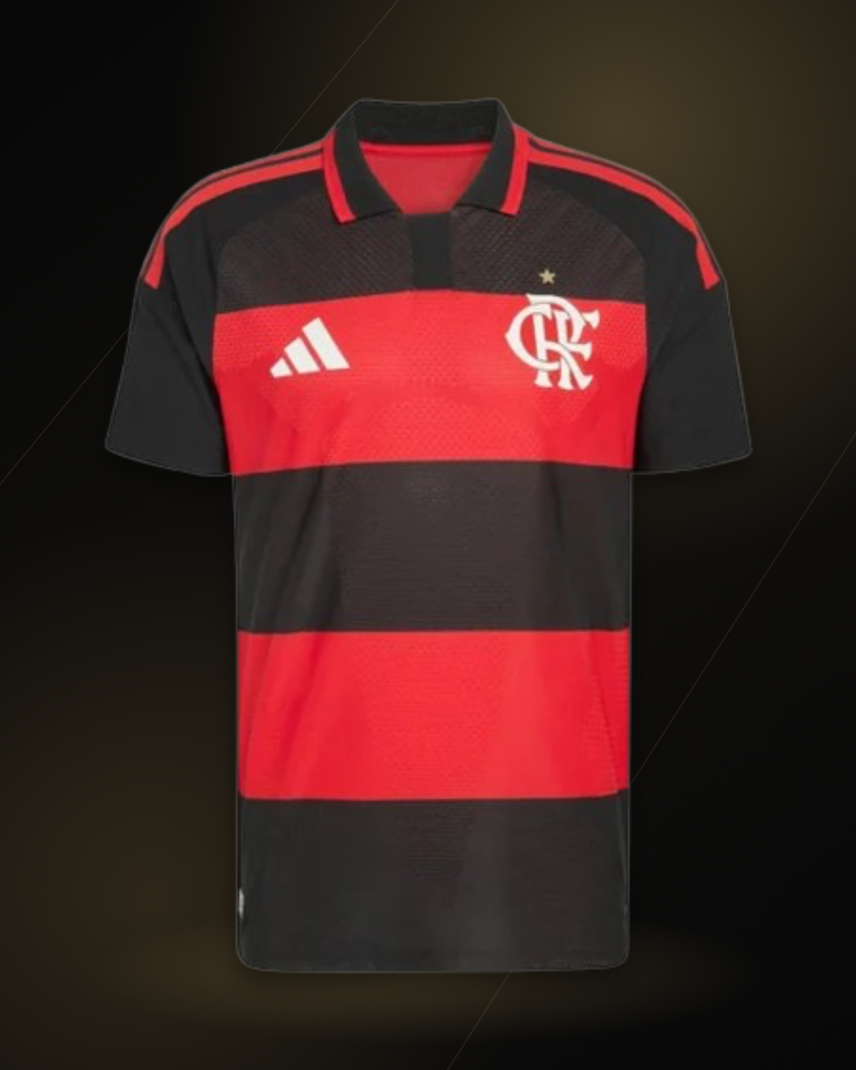 Camisa Flamengo I Jogador 2026 Masculina - Preta e vermelha