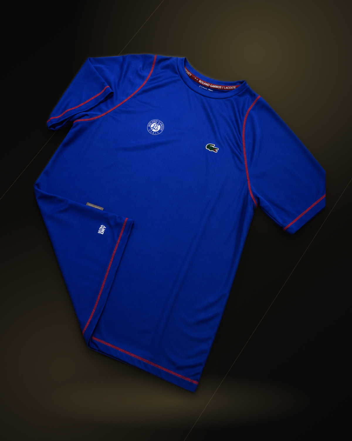 Camisa Lacoste Sport UltraDry Roland Garros 2025 - Azul Royal