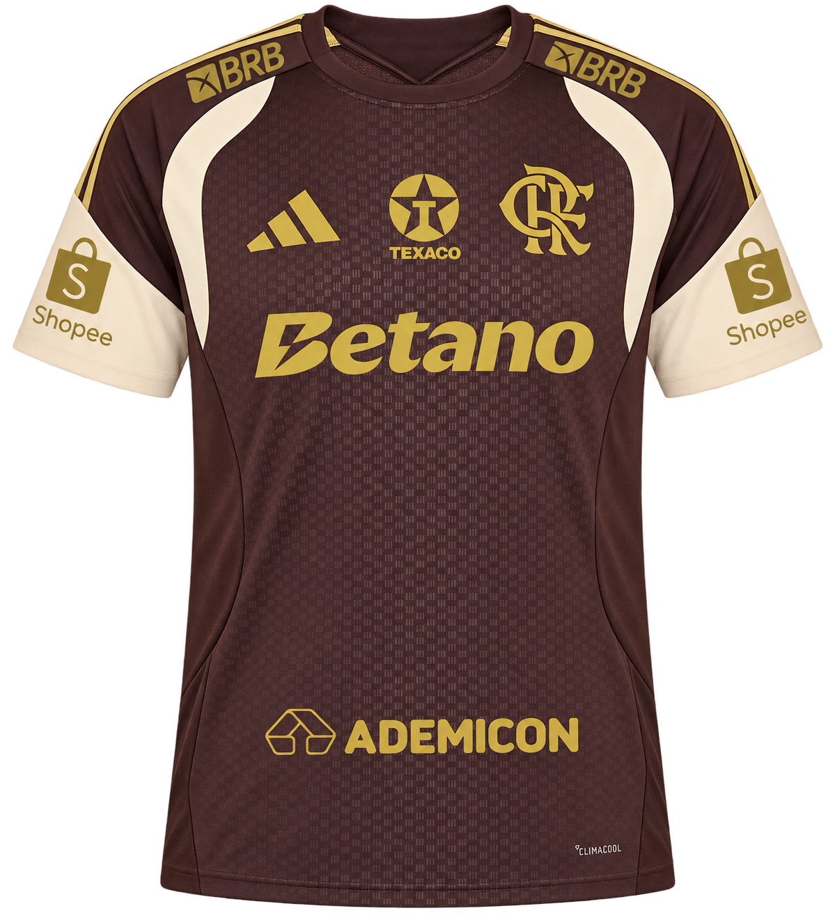 Camisa Flamengo Treino 2026 Com patrocinadores