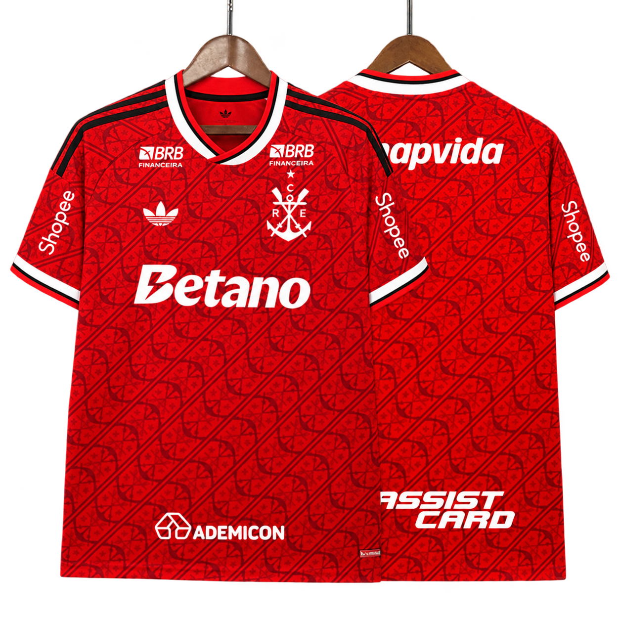 Camisa Third Flamengo Torcedor 2026 Masculina com patrocinadores - Vermelha