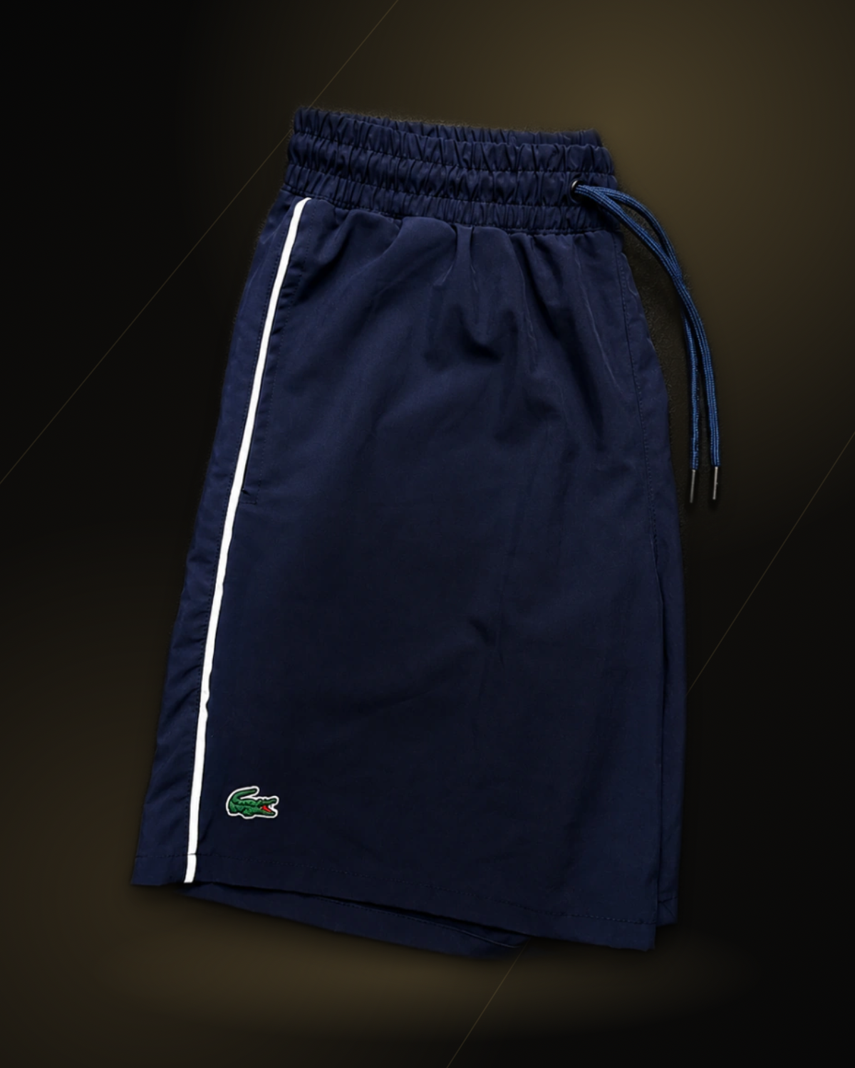 Short Lacoste Sport Masculino - Azul c/ branco